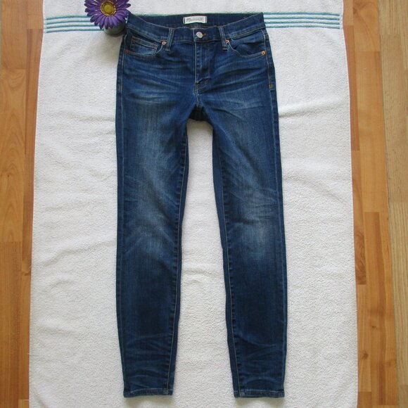 MADEWELL Jeans Size 27 High Riser Skinny Blue Denim - Picture 6 of 14